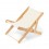 Silla plegable para mascotas personalizada Color Natural