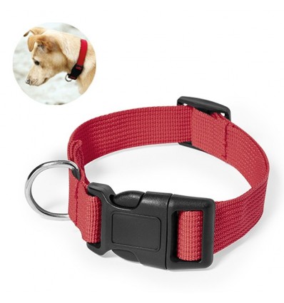 Collar para mascotas ajustable con cierre de clic publicitario