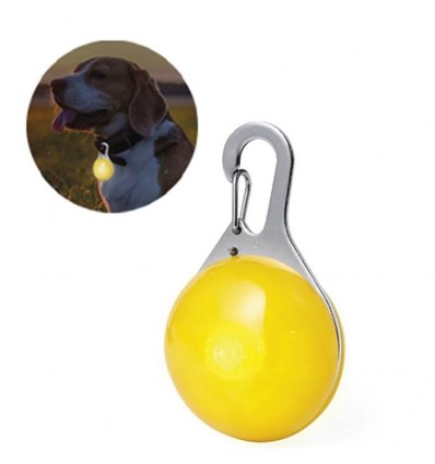 Luz de seguridad para mascotas personalizada Color Amarillo