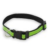 Collar reflectante para mascota ajustable personalizado Color Negro