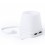 Portabolígrafos con luz y hub USB personalizado Color Blanco