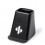 Lapicero con luz y soporte cargador inalámbrico de 15W personalizado Color Negro