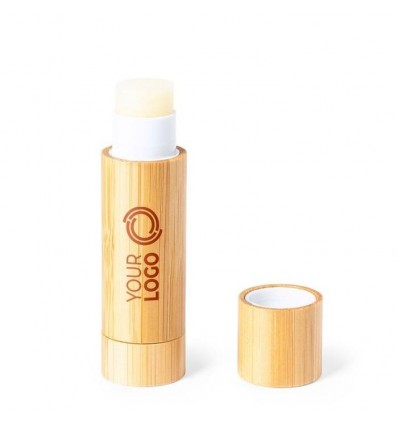 Barra labial de bambú con protección SPF15 con tu logo