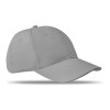 Gorra de Béisbol de Algodón con 6 Paneles Personalizada Color Gris