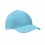 Gorra de Béisbol de Algodón con 6 Paneles Publicitaria Color Azul Bebé