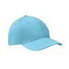 Gorra de Béisbol de Algodón con 6 Paneles Publicitaria Color Azul Bebé