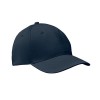 Gorra de Béisbol de Algodón con 6 Paneles Promocional Color Azul Marino Oscuro