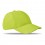 Gorra de Béisbol de Algodón con 6 Paneles para Eventos Publicitarios Color Verde Lima
