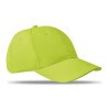 Gorra de Béisbol de Algodón con 6 Paneles para Eventos Publicitarios Color Verde Lima