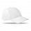 Gorra de Béisbol de Algodón con 6 Paneles Promocional Color Blanco