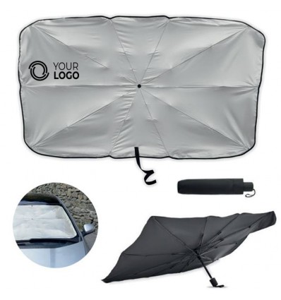Parasol plegable con forma de paraguas de 140 x 79cm con tu logo