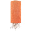 Toalla pareo de algodón y poliéster reciclado de 180gr económica Color Naranja