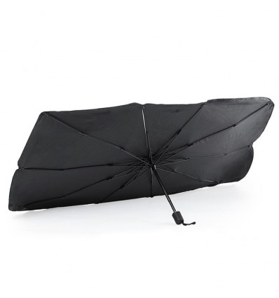 Parasol paraguas de apertura manual de 140 x 75cm personalizado Color Negro