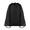 Mochila con Cordones en Poliéster para personalizar Color Negro
