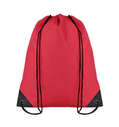 Mochila con Cordones en Poliéster para regalar Color Rojo