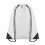 Mochila con Cordones en Poliéster para fiestas Color Blanco