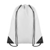 Mochila con Cordones en Poliéster para fiestas Color Blanco