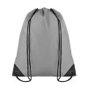 Mochila con Cordones en Poliéster económica Color Gris