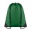 Mochila con Cordones en Poliéster para publicidad Color Verde