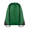 Mochila con Cordones en Poliéster para publicidad Color Verde