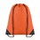 Mochila con Cordones en Poliéster con logo corporativo Color Naranja