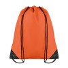 Mochila con Cordones en Poliéster con logo corporativo Color Naranja