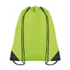 Mochila con Cordones en Poliéster personalizada Color Verde Lima