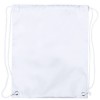Mochila de cuerdas de poliéster con esquinas reforzadas a juego barata Color Blanco