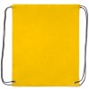 Mochila saco de poliéster con esquinas reforzadas a juego para merchandising Color Amarillo