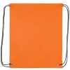 Mochila saco de poliéster con esquinas reforzadas a juego económica Color Naranja