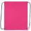 Mochila saco de poliéster con esquinas reforzadas a juego para fiestas Color Fucsia