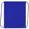 Mochila saco de poliéster con esquinas reforzadas a juego para campañas corporativas Color Azul