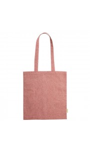 Bolsa de algodón reciclado con asas largas reforzadas 120 gr/m²