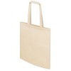 Bolsa de algodón resistente con asas largas publicitaria