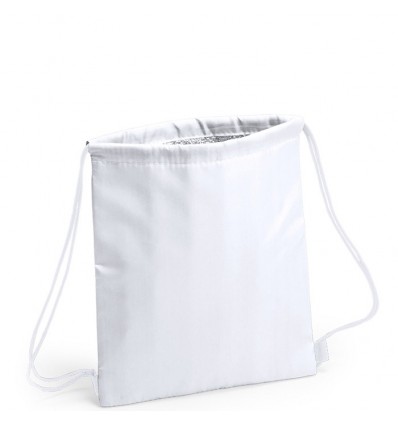 Mochila de cuerdas nevera infantil barata Color Blanco