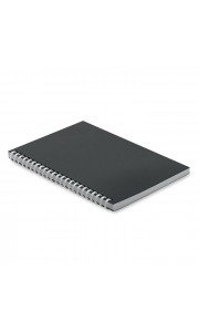 Libreta A5 de anillas con tapa y hojas rayadas recicladas