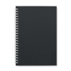 Libreta A5 de anillas con tapa y hojas rayadas recicladas para publicidad