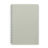 Libreta A5 de anillas con tapa y hojas rayadas recicladas para campañas publicitarias