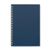 Libreta A5 de anillas con tapa y hojas rayadas recicladas con logo corporativo