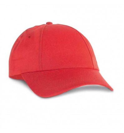 Gorra de Béisbol con 6 Paneles para Eventos Color Rojo