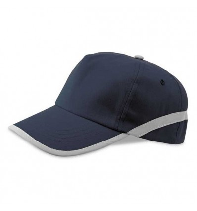 Gorra de Béisbol con Cinta Reflectante Personalizada Color Azul