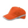 Gorra de Béisbol con Cinta Reflectante Merchandising Color Naranja