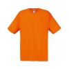 Camiseta Fruit of the Loom Original Promocional Publicidad Color Naranja