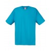 Camiseta Fruit of the Loom Original Promocional Personalizada Color Azul Azure