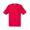 Camiseta Fruit of the Loom Original para Personalizar Color Rojo