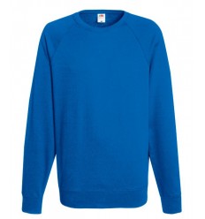 Sudadera Raglan Ligera Barata Color Azul Royal