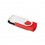 Memoria USB Giratoria Color Rojo