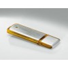 Memoria USB con Diseño Rectangular Color Amarillo