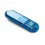 Memoria USB con Tapa Transparente Color Azul