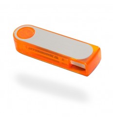 Memoria USB con Carcasa de Plástico Color Naranja